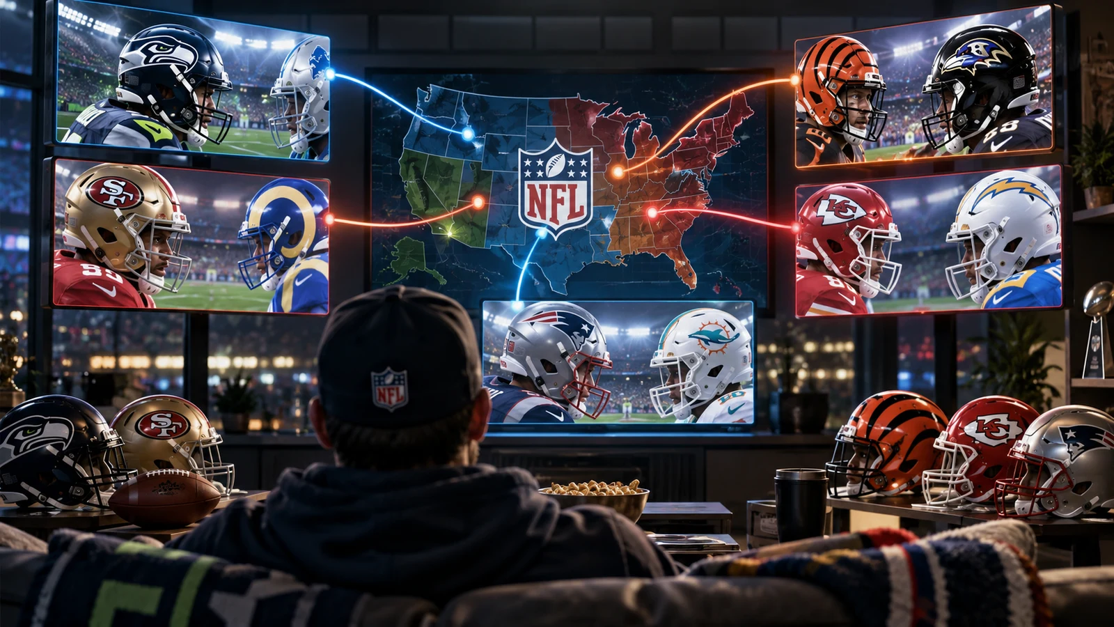 FSN Week 3 rooting guide illustrating connected NFL games and division-race impact