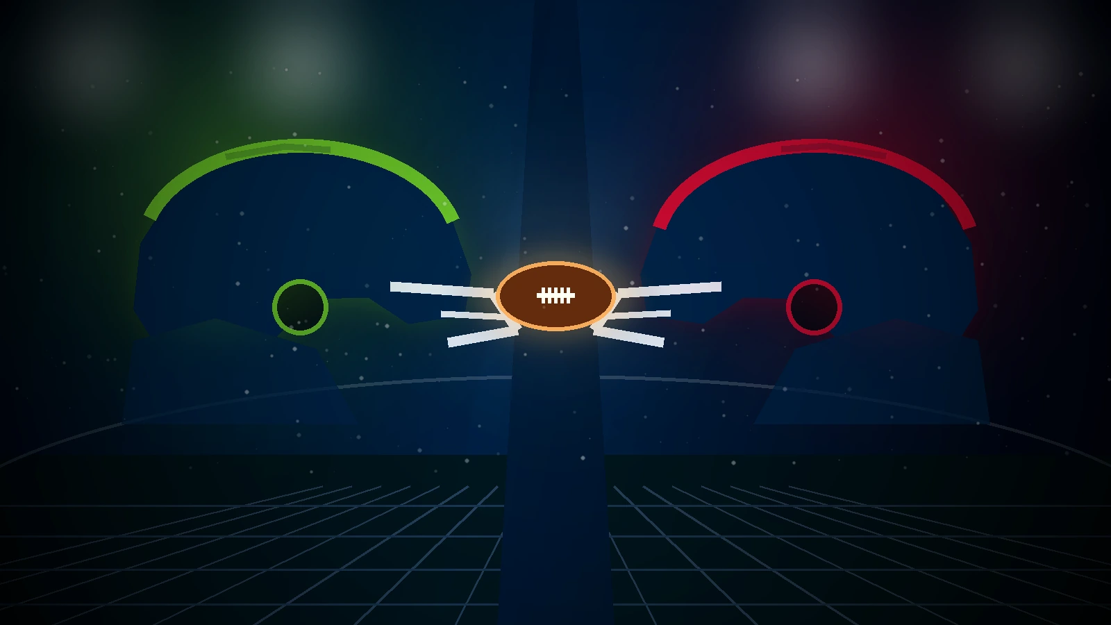 Seattle Seahawks and New England Patriots team-color helmets facing off for their 2026 Week 1 matchup.
